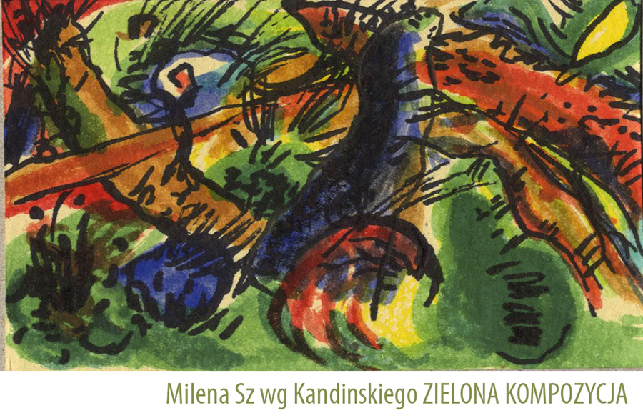 Milena Szwarnog ZIELONA KOMPOZYCJA KANDINSKIEGO